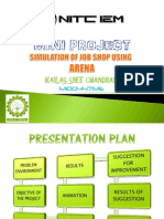 Simulation of Job Shop Using Arena - Mini Project