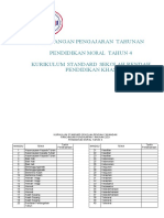 RPT Pendidikan Moral Tahun 4 KSSR Versi II