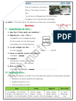 Les Inondations, Composition Du 2ème Trimestre (Sujet)