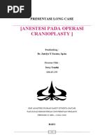 Download ANESTESI PADA OPERASI CRANIOPLASTY  DENGAN MASALAH OVERDOSIS FENTANYL by Novy Yanthi SN52997419 doc pdf