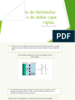 Modelo de Helmholtz-Perrin o de Doble Capa Rígida