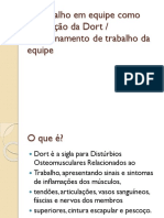 Distúrbios Osteomusculares Relacionados Ao Trabalho - Dort