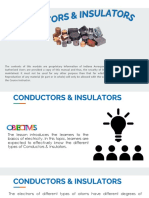 Conductors & Insulator