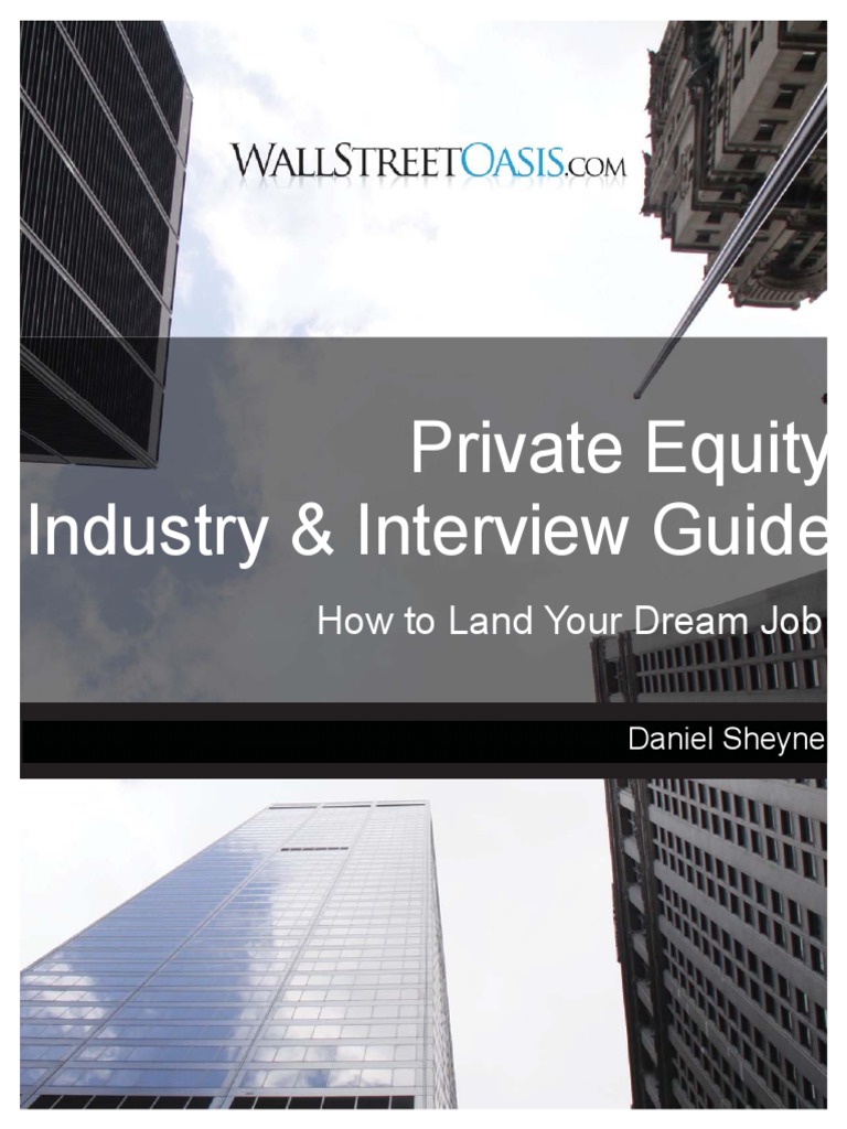 WSO Private Equity Prep Package PDF PDF Leveraged Buyout
