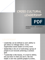 Cross Cultural Leadership: Presented By:-Kanchan Pandey