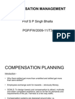 COMPENSATION PLANNING