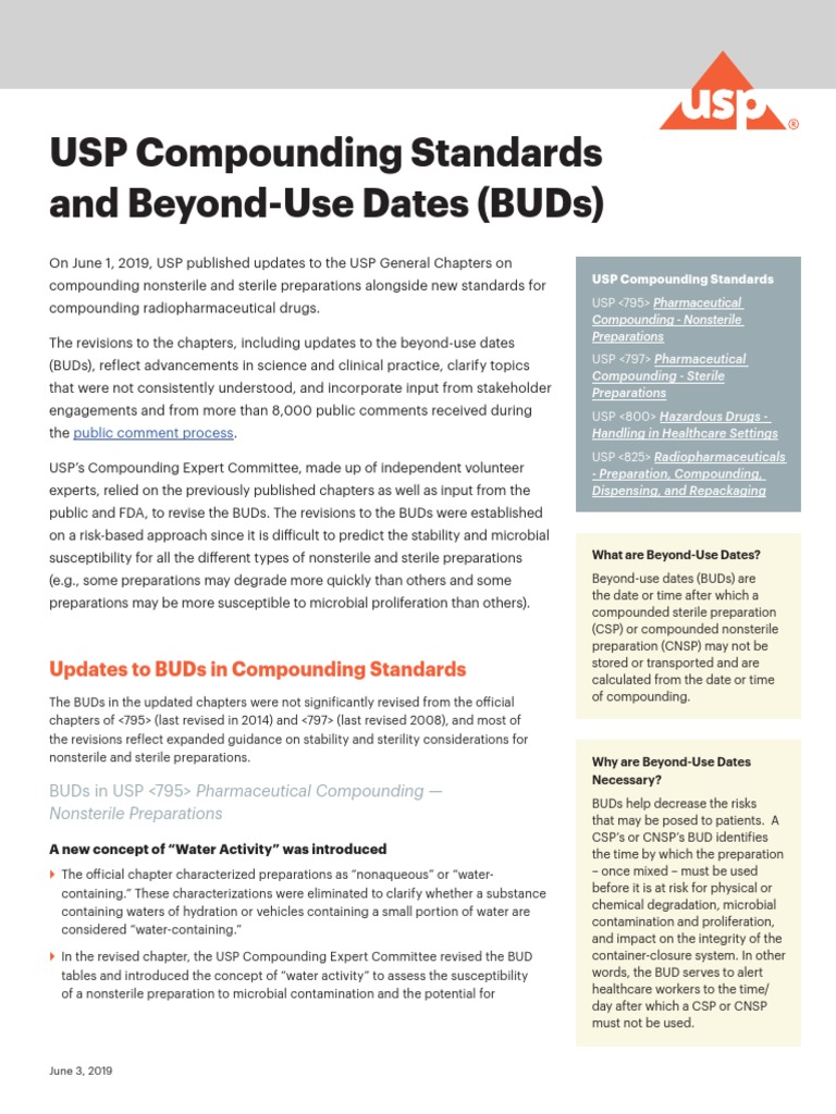 Usp Bud Factsheet PDF