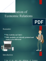 Globalization of Economic Relations