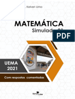 02 - Simulado - 01 de Matematica UEMA 2021