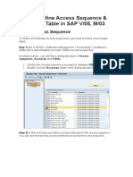 How to Define Access Sequence