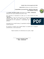 Solicitud de Lote