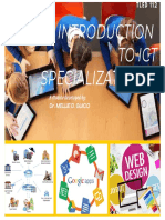 Module in Introduction To ICT Specializations 1