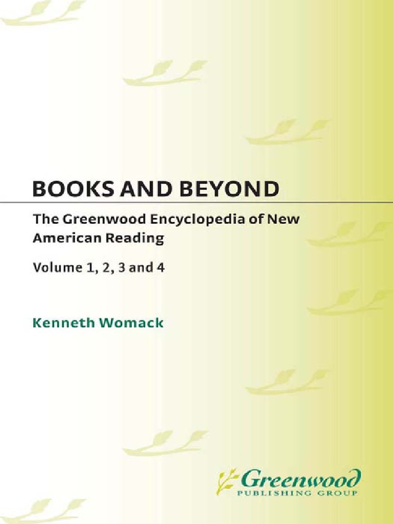 Books and Beyond 4 Volumes The Greenwood Encyclopedia of New American Reading PDF Books Novels picture