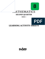 Math 8 Activity Sheets