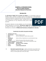 Instructivo Manual Procedimientos Empresa