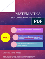 Rasio, Proporsi, Persentase