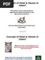 Why Muslims Eat Only HALAL Food