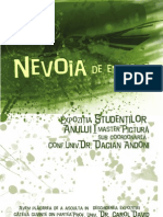 Catalog Expo Nevoia de Entropie Master Pictura Anul I