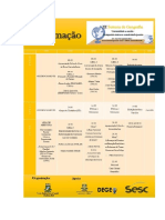 Programação XI Semana de Geografia URCA