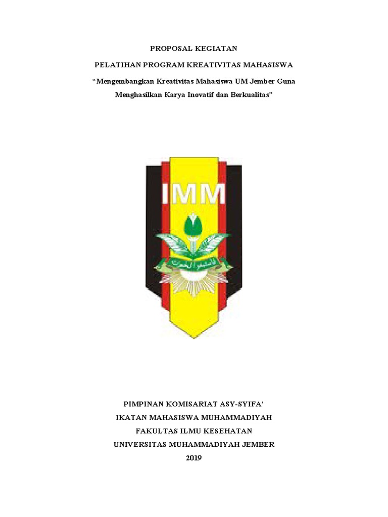 Pelatihan PKM untuk Mahasiswa UM Jember | PDF | Karier & Perkembangan ...