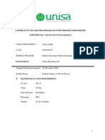 Laporan Status Klinik Program Studi Profesi Fisioterapi Universitas Aisyiyah Yogyakarta