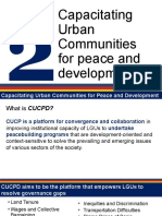 Capacitating Urban Communities For Peace and Developments