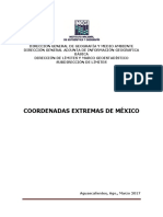 Coordenadas Extremas Mexico