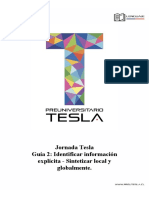 Guía 2 Jornada Tesla. Identificar y Sintetizar