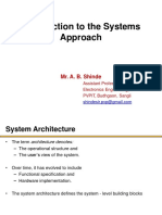 Introduction to Systems Approach Architecture