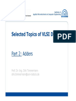 Selected Topics of VLSI Design: Part 2: Adders