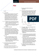 Answers To Saqs: Cambridge International A Level Chemistry