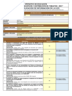 Operativo de educación: Validación de información en la II.EE