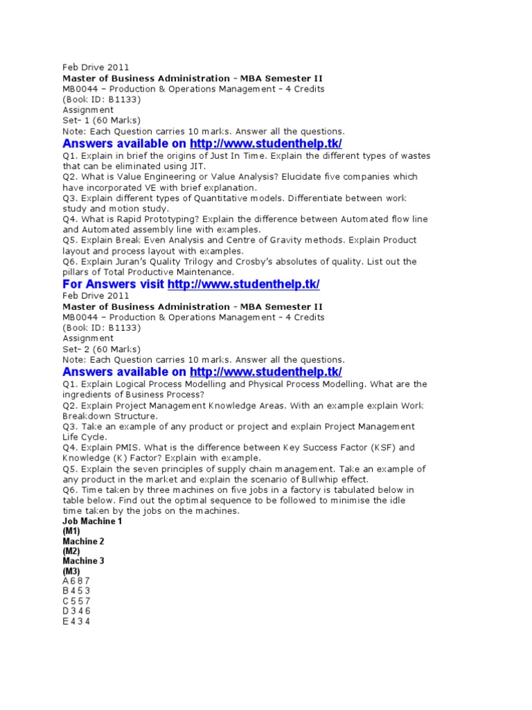 MBA Semester 2 | PDF | Cost Of Capital | Linear Programming
