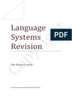 M1 Language Systems Revision