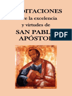 Meditaciones Sobre La Excelencia y Virtudes de San Pablo Apostol