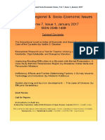 The Educational Level As Index of Economic and Social Development The Case of The Cyclades