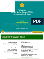 Presentasi BKD Unsyiah 2020