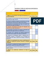 Matriz Dofa Objetivos Estratégicos de Gestión de Riesgos