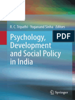 Psychology, Development and Social Policy in India: R. C. Tripathi Yoganand Sinha Editors