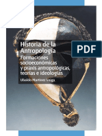 Historia de la Antropologia formaciones socioeconomicas y praxis antropologica