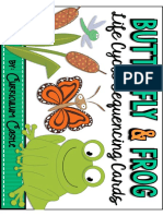 LifeCycleSequencingCardsFREEButterflyandFrog 1