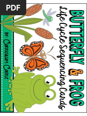 LifeCycleSequencingCardsFREEButterflyandFrog-1