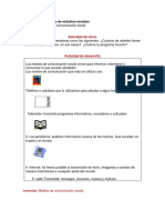 Medios de Comunicacion Sociales