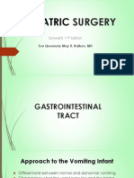 Pediatric Surgery Day 2 Gastrointestinal Tract