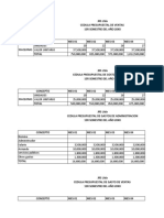 Ecxel Cedulas de Costos y Presupuestos