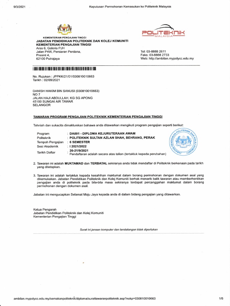030810010663 Dankish Hakim Bin Sanusi Pdf