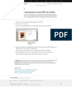 Guardar Un Documento Como PDF en El Mac - Soporte Técnico de Apple