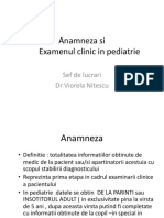 LP1. Anamneza Si Examenul Obiectiv in Pediatrie