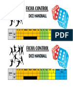 Ficha Control Individual Dice Handball