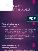 First Law of Thermodynamics Explained